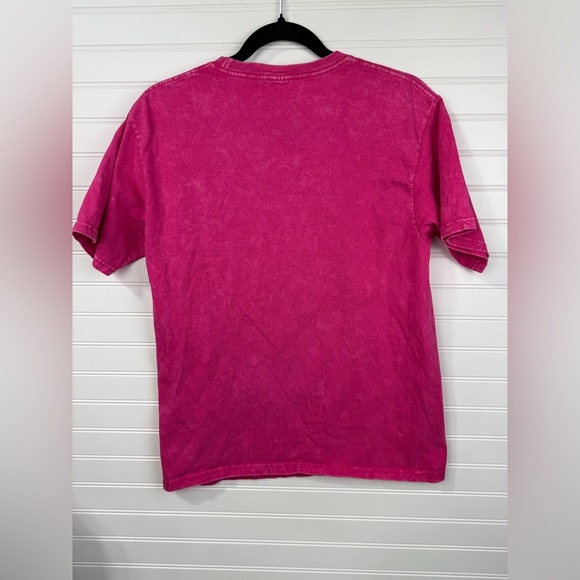 Barbie women’s dark pink stone wash graphic tshirt. Size M. - Picture 2 of 4